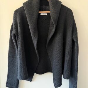 Elegant Cashmere Sablyn Black Women's Cardigan